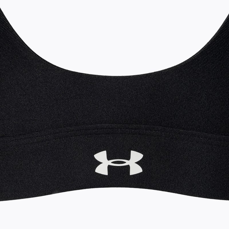 Бюстгальтер фітнес Under Armour Infinity High Zip 2.0 black/white 5