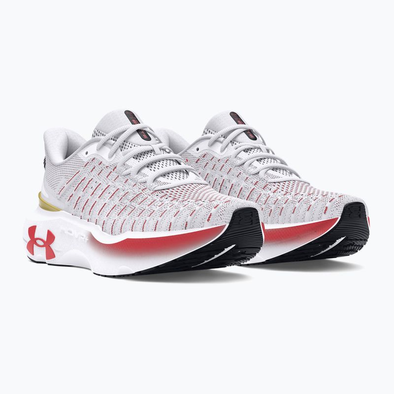 Черевики для бігу жіночі Under Armour Infinite Elite white/black/metallic gold 8