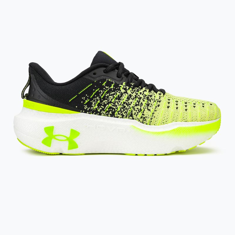 Черевики для бігу жіночі Under Armour Infinite Elite black/sonic yellow/high vis yellow 2