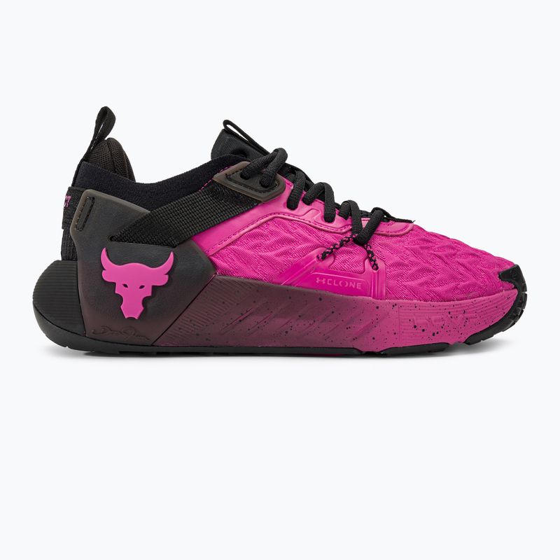 Черевики для тренувань жіночі Under Armour Project Rock 6 astro pink/black/astro pink 2