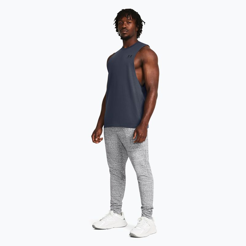 Штани чоловічі Under Armour Rival Terry Jogger mod gray light heather/onyx white 2