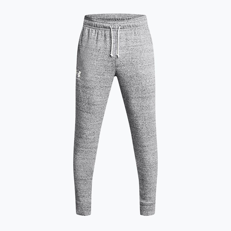 Штани чоловічі Under Armour Rival Terry Jogger mod gray light heather/onyx white 5