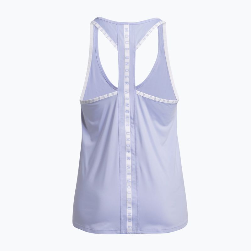 Майка для тренувань жіноча Under Armour Knockout Tank celeste/white 5