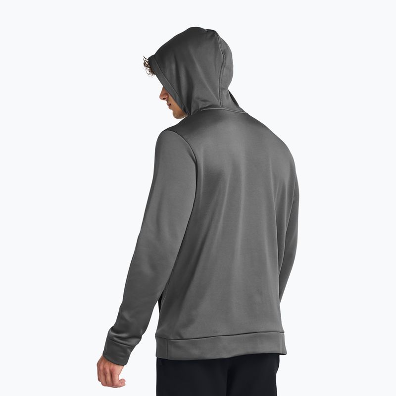 Кофта чоловіча Under Armour Armour Fleece Hoodie castlerock/black 2