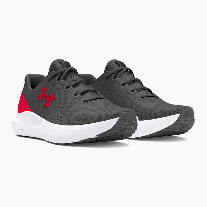 Кросівки для бігу чоловічі Under Armour Charged Surge 4 castlerock/red/red 3