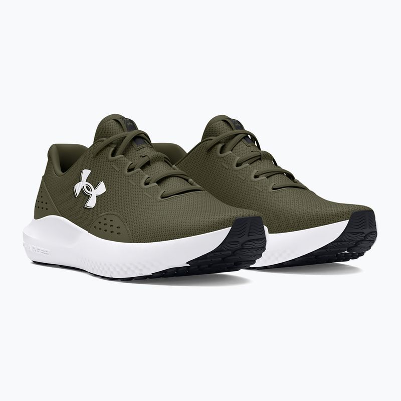 Кросівки для бігу чоловічі Under Armour Charged Surge 4 marine green/marine green/white 3