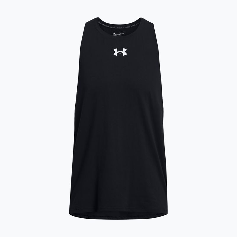 Чоловіча баскетбольна майка Under Armour Baseline Cotton чорно-біла 3