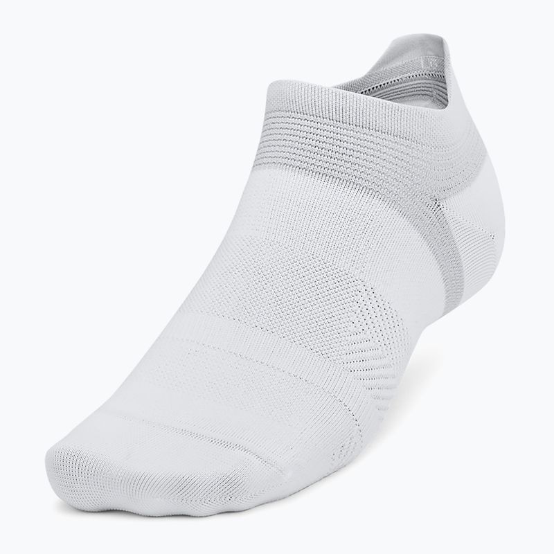 Шкарпетки для бігу чоловічі Under Armour Dry Run Lite No Show 3 пари white/white/reflective 2