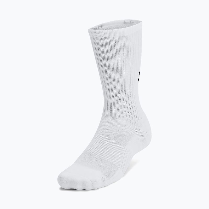 Шкарпетки Under Armour Training Cotton Crew 3 пари white/white/black 2
