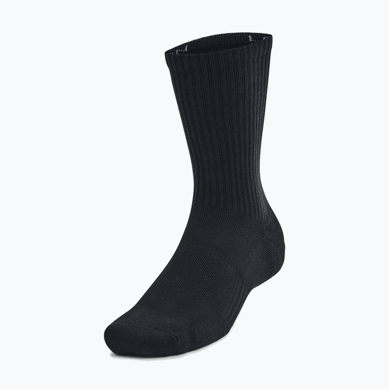 Шкарпетки Under Armour Training Cotton Crew 3 пари black/black/white 2