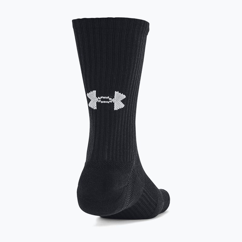 Шкарпетки Under Armour Training Cotton Crew 3 пари black/black/white 4