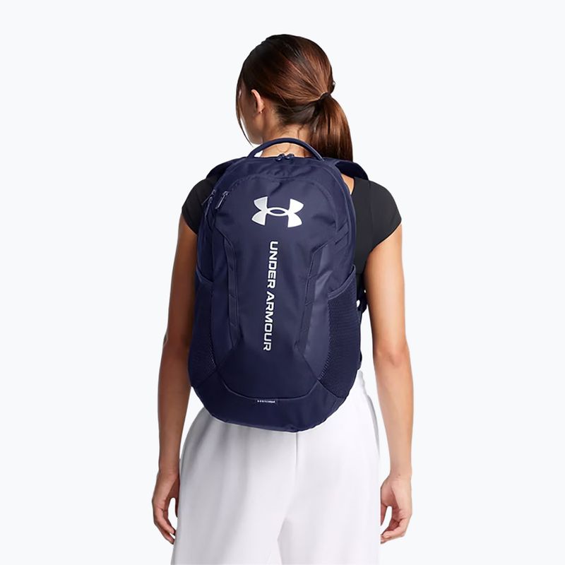 Рюкзак Under Armour Hustle 6.0 29 l midnight navy/midnight navy/metallic silver 7