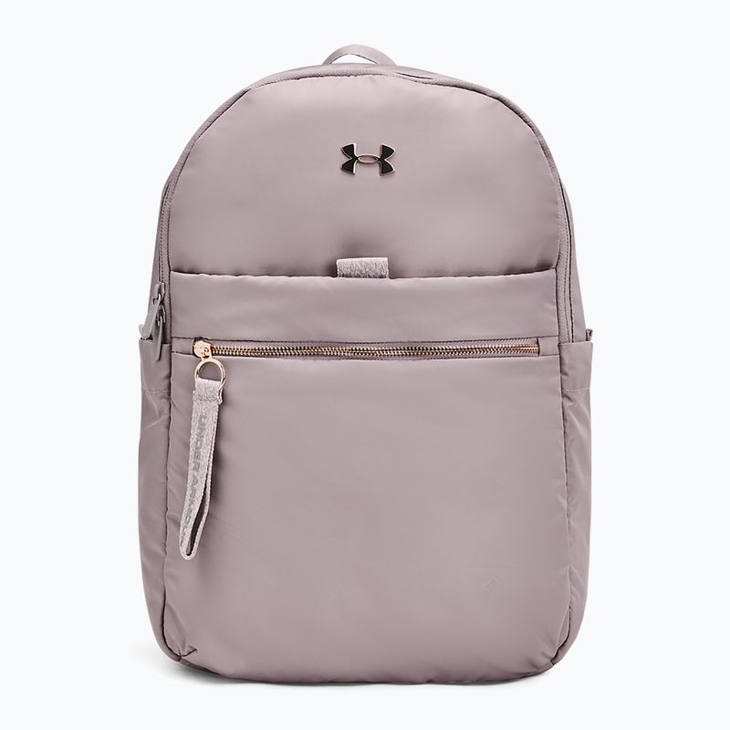 Рюкзак жіночий Under Armour Studio Campus BP tetra grey / tetra grey / metallic rose gold