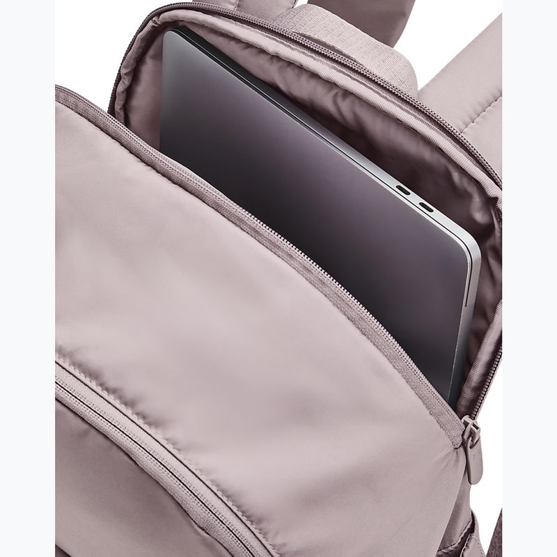 Рюкзак жіночий Under Armour Studio Campus BP tetra grey / tetra grey / metallic rose gold 3