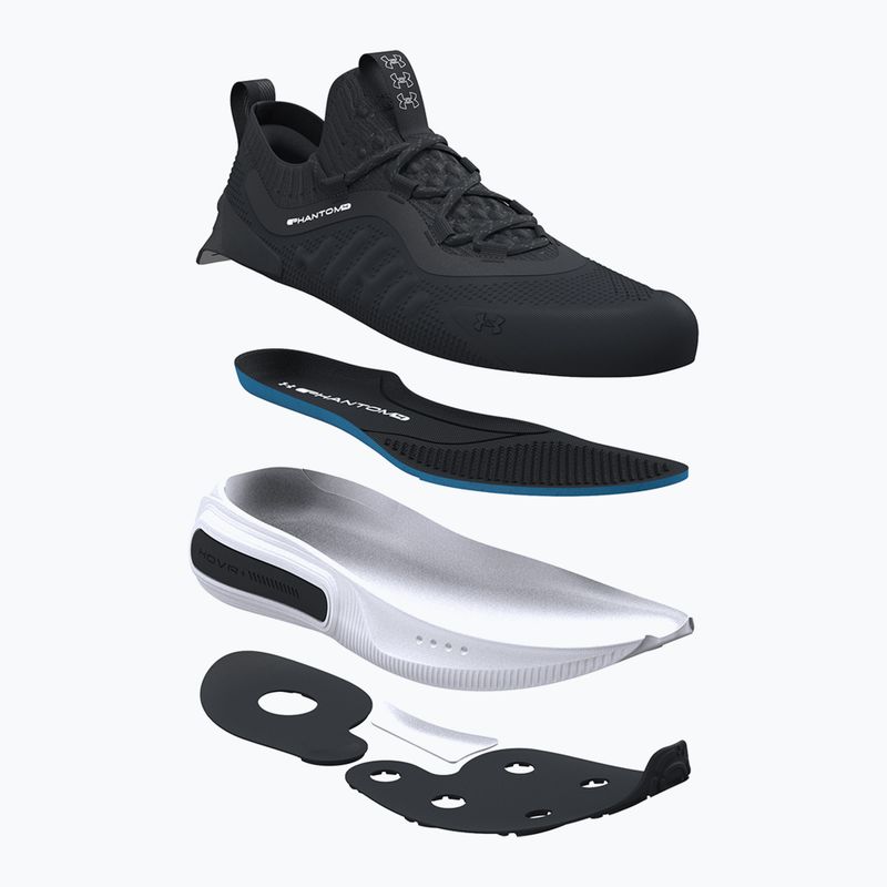 Жіноче взуття Under Armour Phantom 4 чорний/антрацит/білий 8