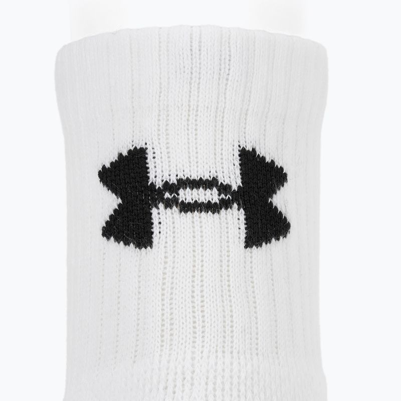Шкарпетки Under Armour Training Cotton Quarter 3 пари white/white/black 3