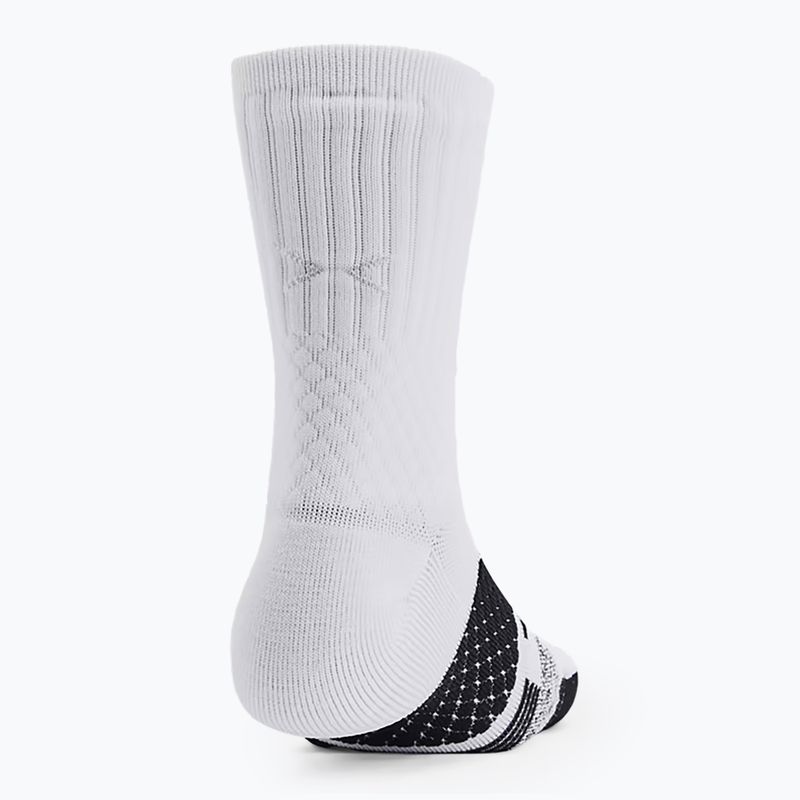 Шкарпетки чоловічі Under Armour Curry AD Playmaker 1P Mid white / black / black 2