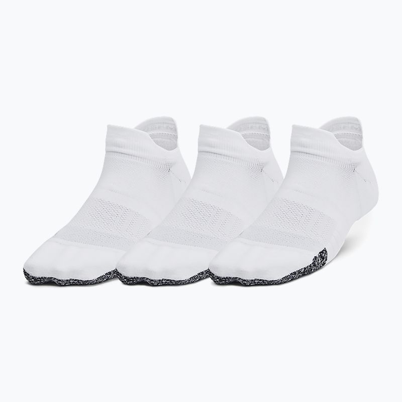 Шкарпетки для тренувань жіночі Under Armour Breathe NS Tab 3 Pack white/white/halo gray