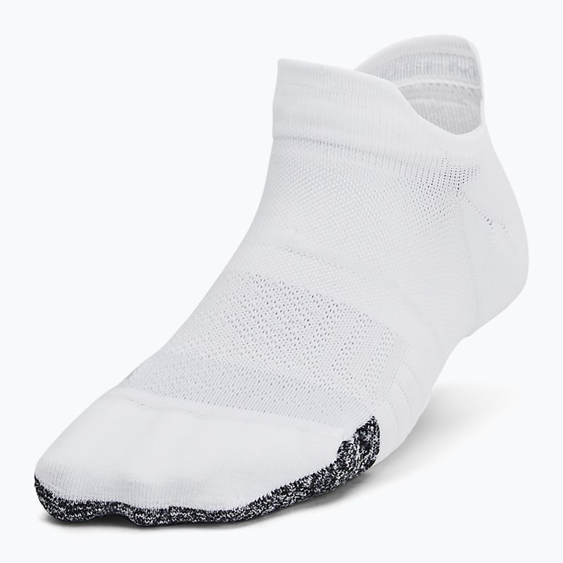 Шкарпетки для тренувань жіночі Under Armour Breathe NS Tab 3 Pack white/white/halo gray 2