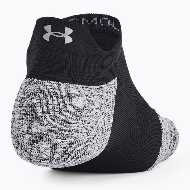 Шкарпетки для бігу Under Armour Dry Run Cushion No Show 3 пари black/pitch gray/reflective 3