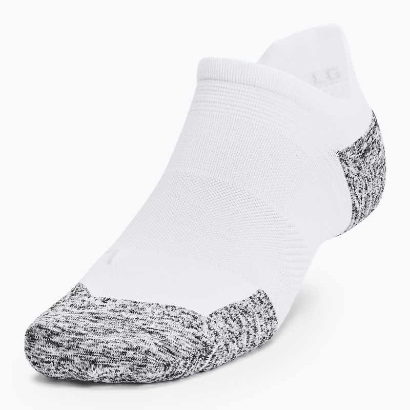 Шкарпетки для бігу Under Armour Dry Run Cushion No Show 3 пари white/halo gray/reflective 2