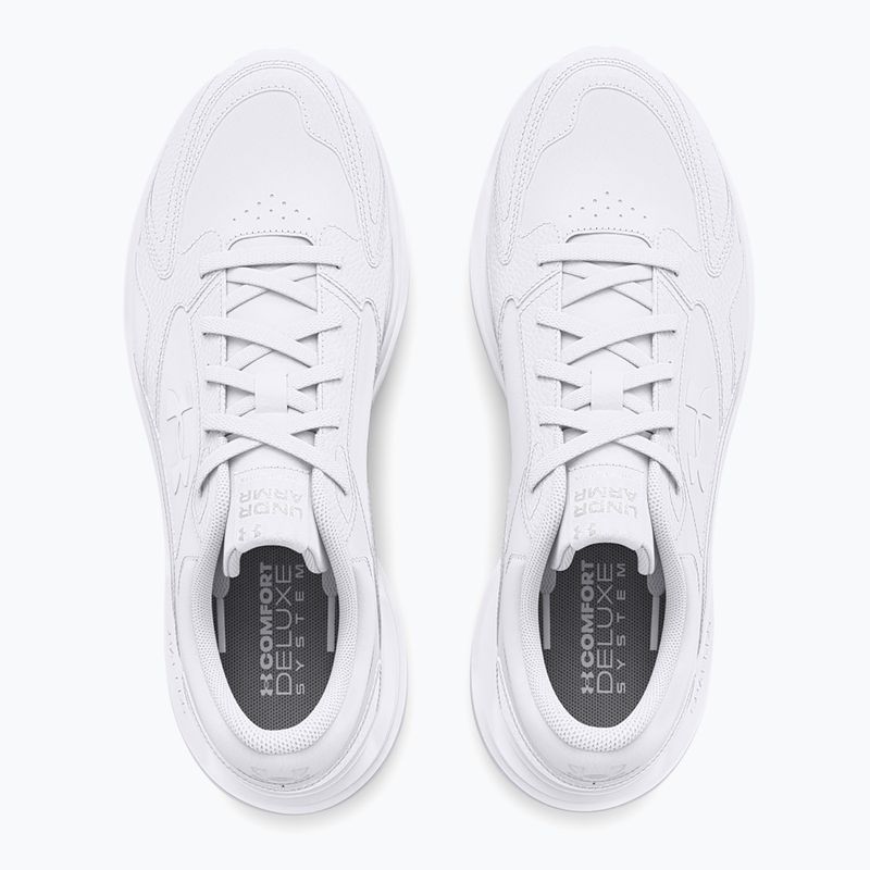 Кросівки для тренувань чоловічі Under Armour Edge Leather white/white/halo gray 11