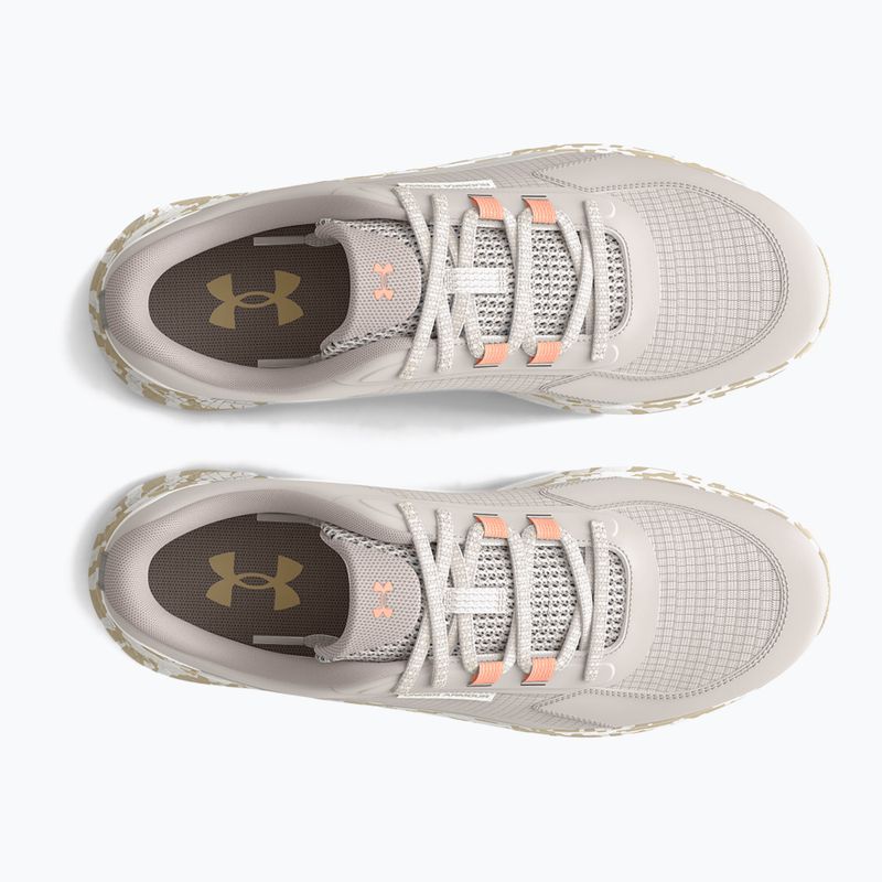 Кросівки для бігу жіночі Under Armour Charged Bandit Trail 3 gray matter/white clay/aero orange 11