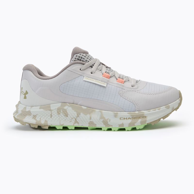 Кросівки для бігу жіночі Under Armour Charged Bandit Trail 3 gray matter/white clay/aero orange 2