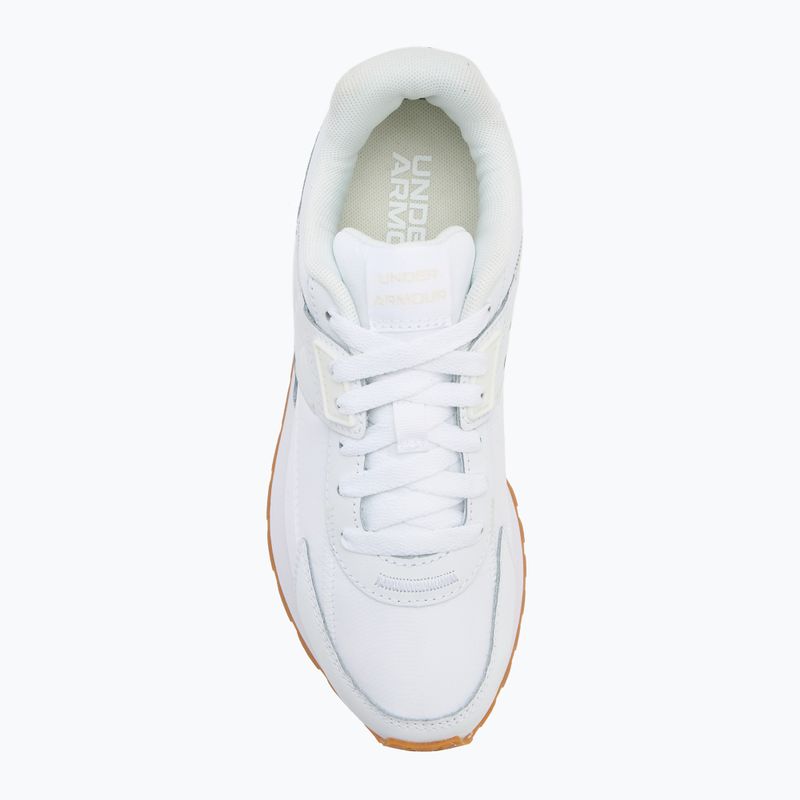 Кросівки для тренувань жіночі Under Armour Essential Runner white/white quartz/white quartz 5
