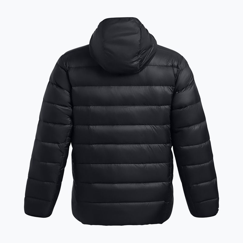 Куртка чоловіча Under Armour Legend Down Hooded black/black/white 2