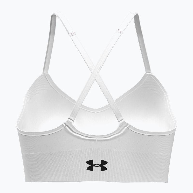 Бюстгальтер для тренувань Under Armour Vanish Seamless Low white/black 2