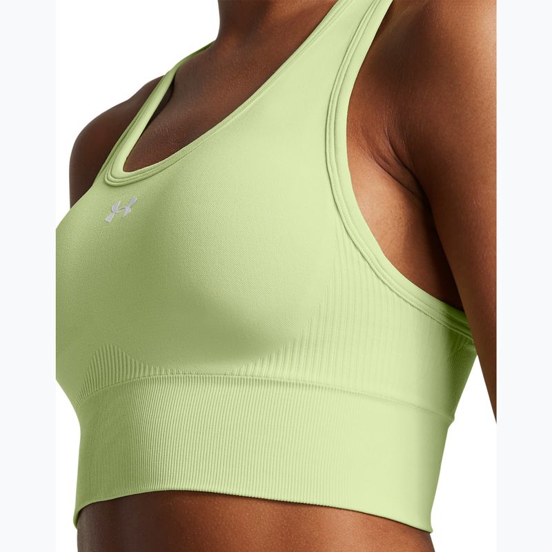 Бюстгальтер для тренувань Under Armour Vanish Seamless Mid Branded retro green/white 3