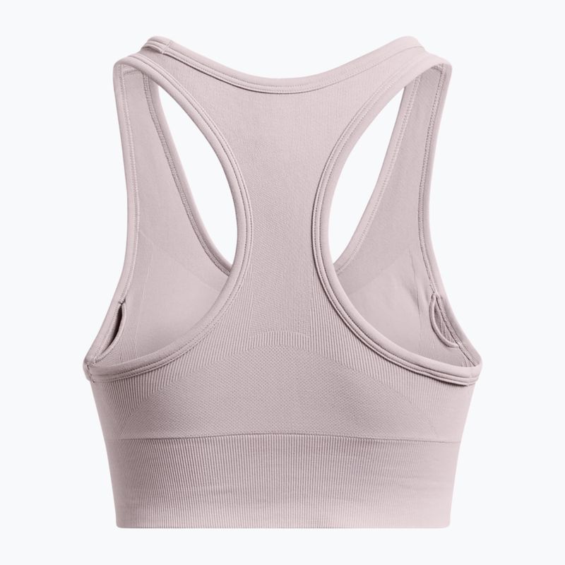 Бюстгальтер для тренувань Under Armour Vanish Seamless Mid Branded tetra gray/white 5