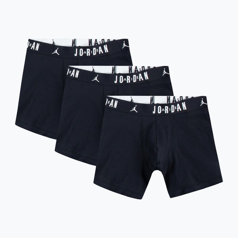 Чоловічі боксерки Jordan JHM Flight Cotton Core 3 пари black