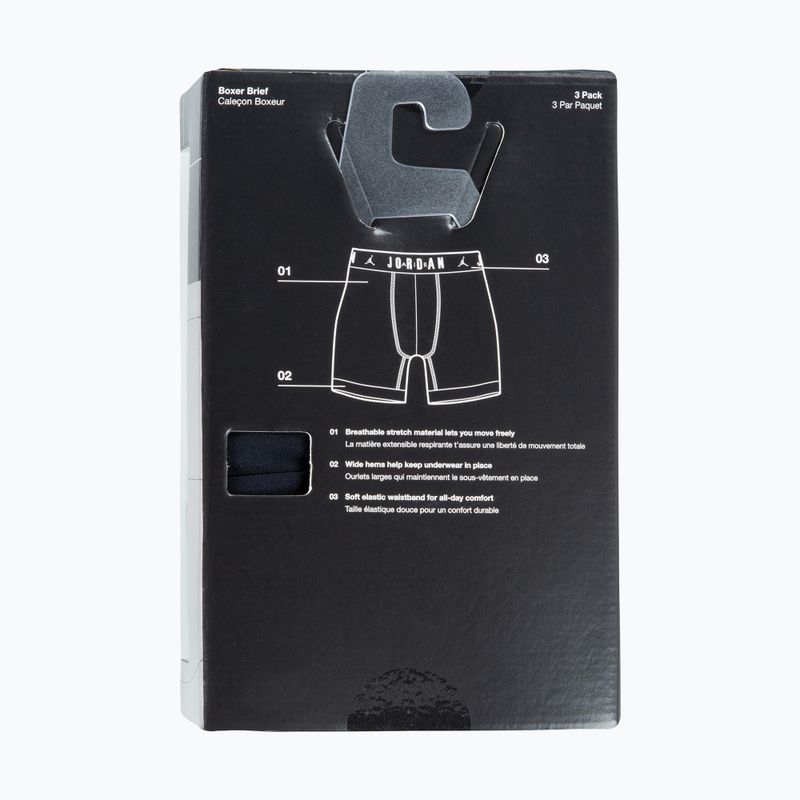 Боксерки чоловічі  Jordan JHM Flight Cotton Core 3 pairs black 6