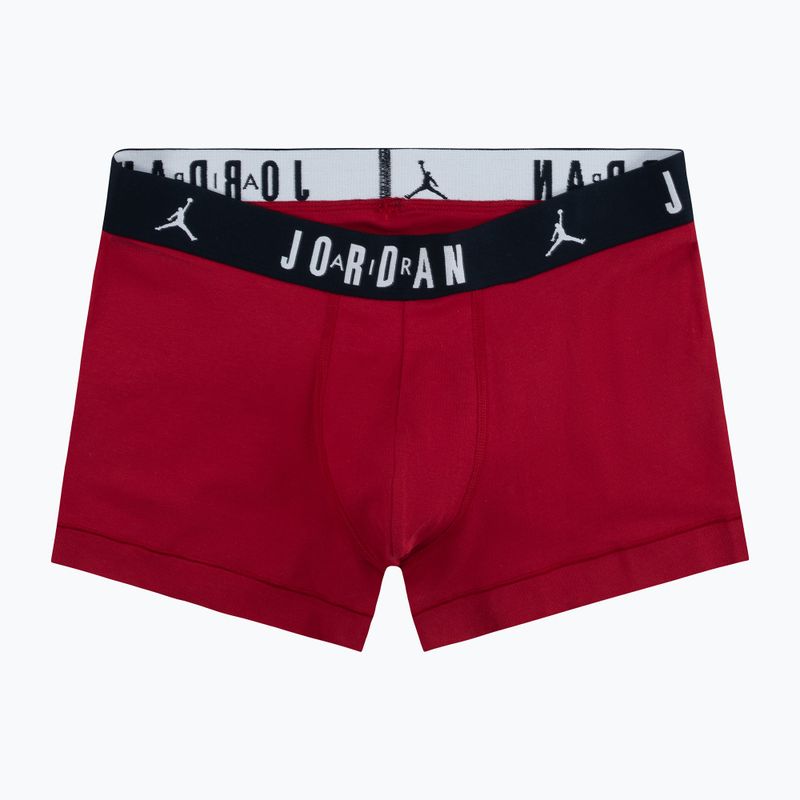 Труси чоловічі Nike Jrdan JHM Flight Cotton Trunk 3 пари gym red/black 4