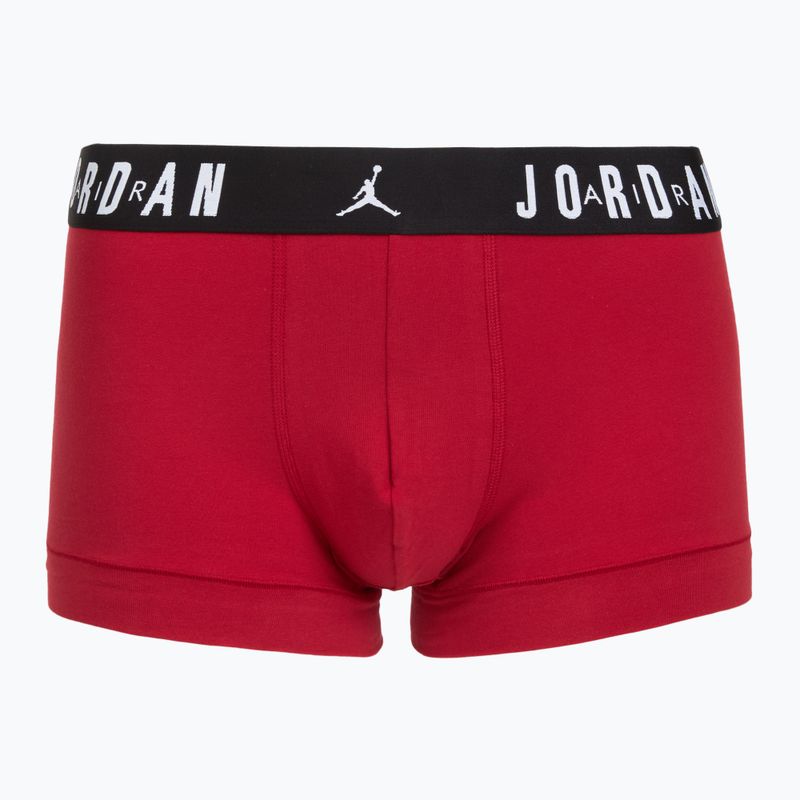 Труси чоловічі Nike Jrdan JHM Flight Cotton Trunk 3 пари gym red/black 6