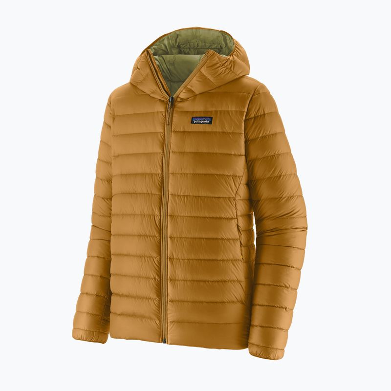 Пуховик чоловічий Patagonia Down Sweater Hoody pufferfish gold 3