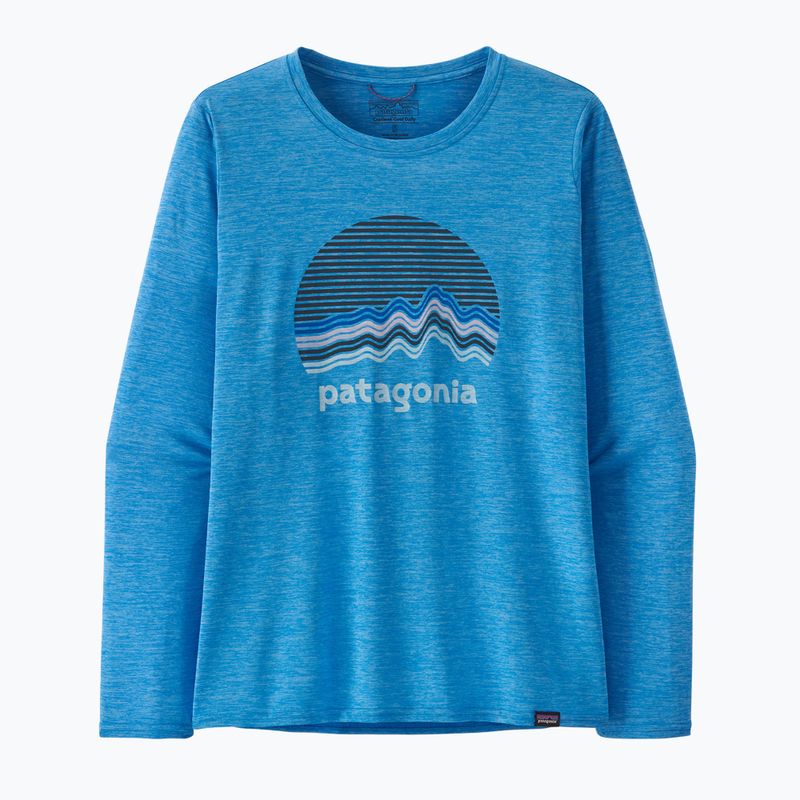 Жіноча кепка Patagonia Cool Daily Graphic Shirt ridge rise moonlight/судно синій x-барвник з довгим рукавом 3