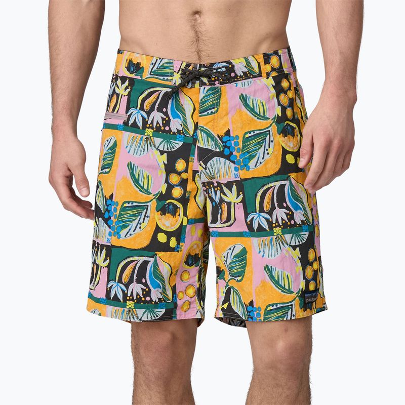 Чоловічі шорти Patagonia Wavefarer Boardshorts острів насіння/молочай ліловий