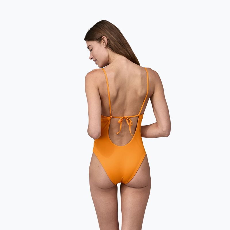 Жіночий злитий купальник Patagonia Reversible Sunrise Slide kishu помаранчевий 5