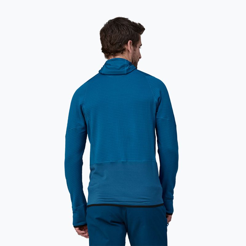 Кофта трекінгова чоловіча R1 Pullover Hoody endless blue 2