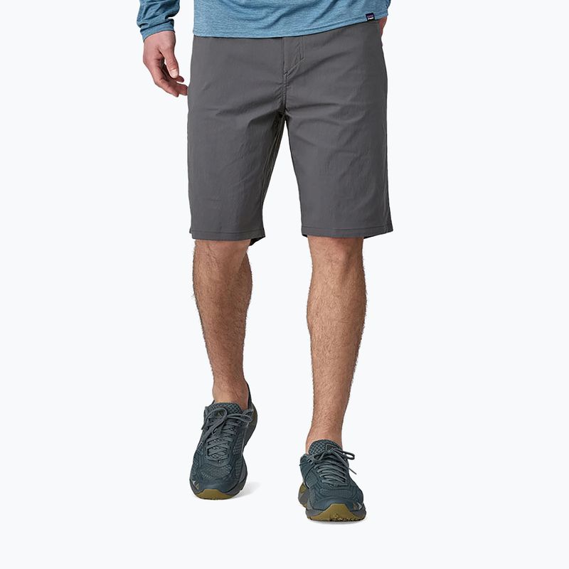 Шорти трекінгові чоловічі Patagonia Quandary forge grey