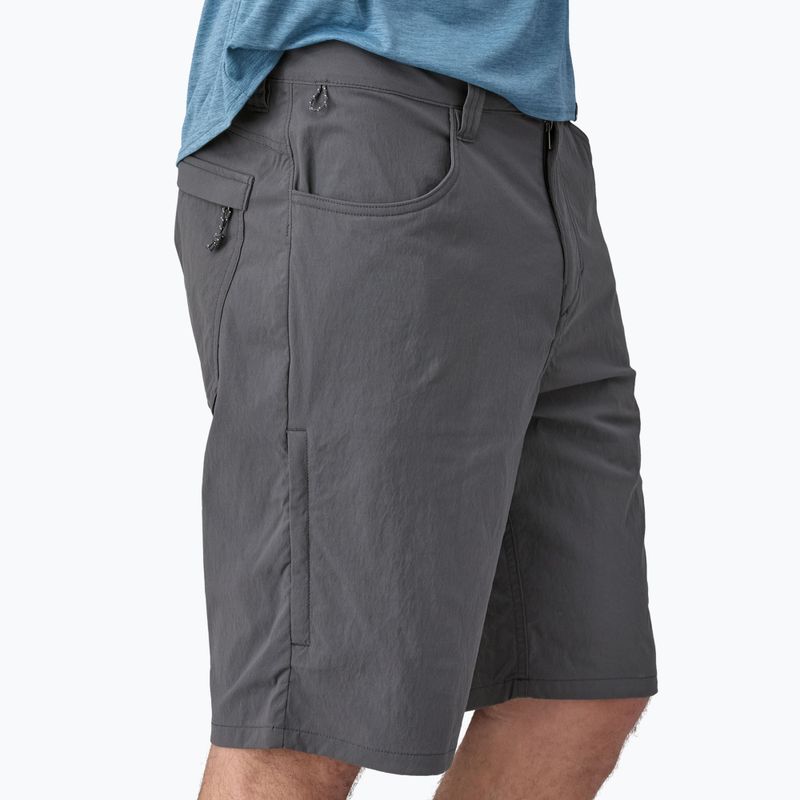 Шорти трекінгові чоловічі Patagonia Quandary forge grey 5