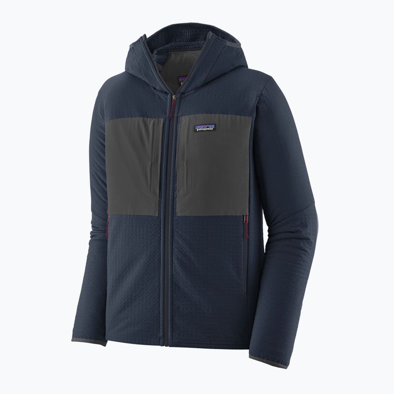 Куртка софтшел чоловіча Patagonia R2 TechFace Hoody new navy 9