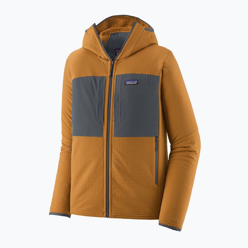 Куртка софтшел чоловіча Patagonia R2 TechFace Hoody raptor brown