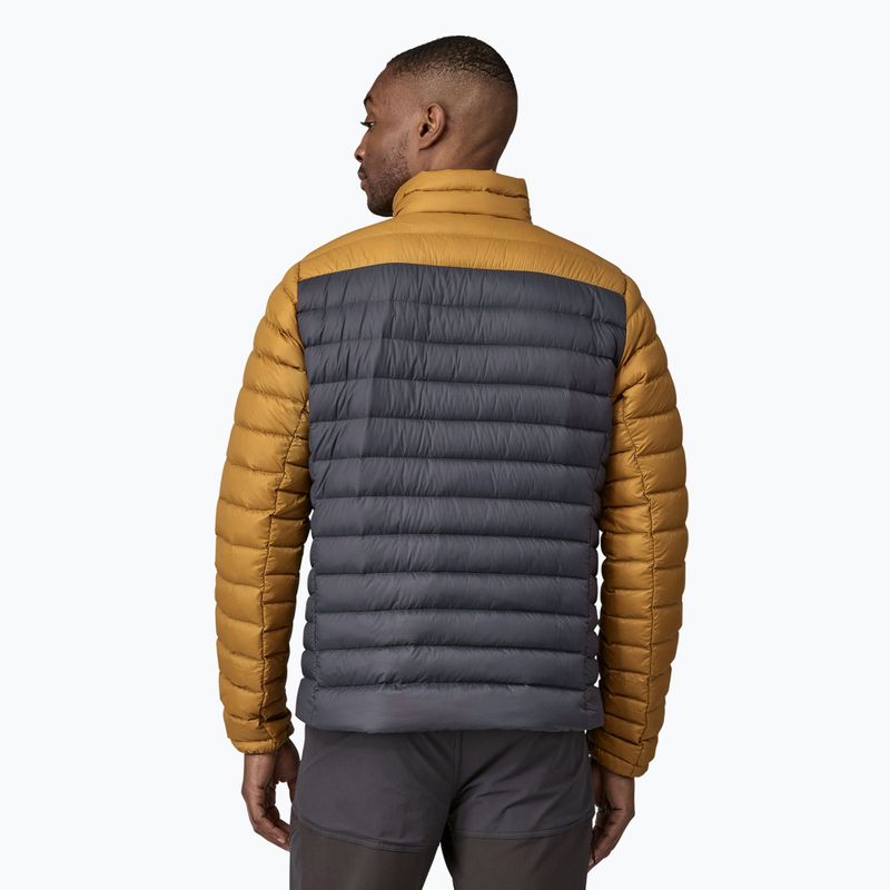 Чоловічий пуховик Patagonia Down Sweater raptor коричнева куртка 2