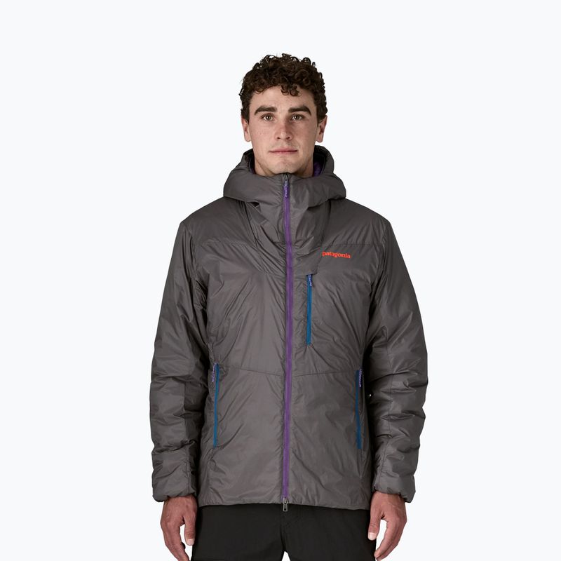 Чоловічий пуховик Patagonia DAS Light Hoody forge grey