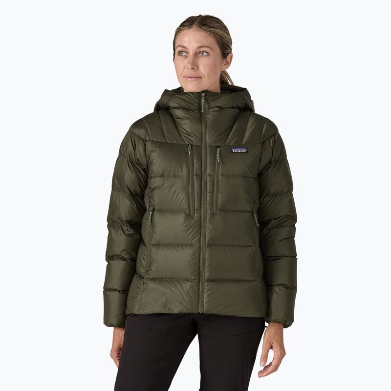 Жіночий пуховик Patagonia Fitz Roy Down Hoody pine needle green