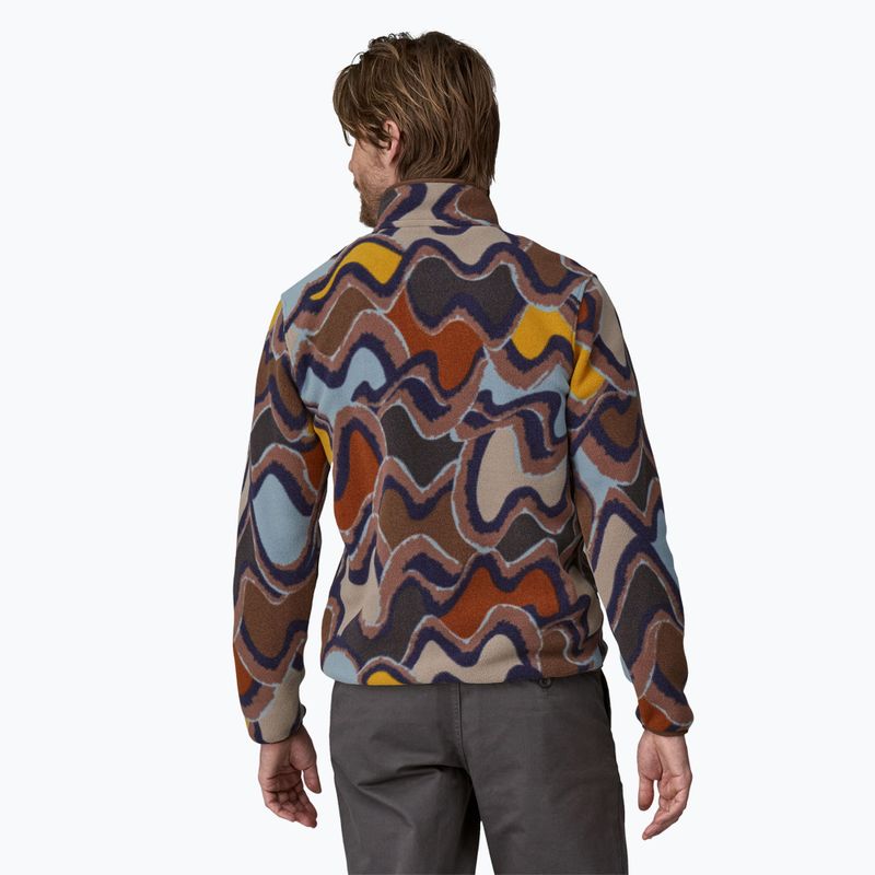 Кофта трекінгова чоловіча Patagonia LW Synch Snap-T P/O currents/dulse mauve 3